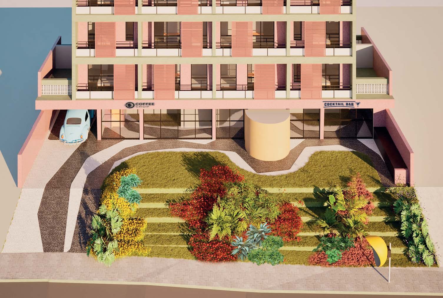 Stúdio à venda no Água Verde com piscina e coworking